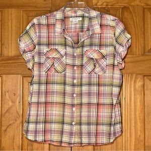 EUC Vintage Liz Claiborne Petite Lightweight Top Blouse Size XLP